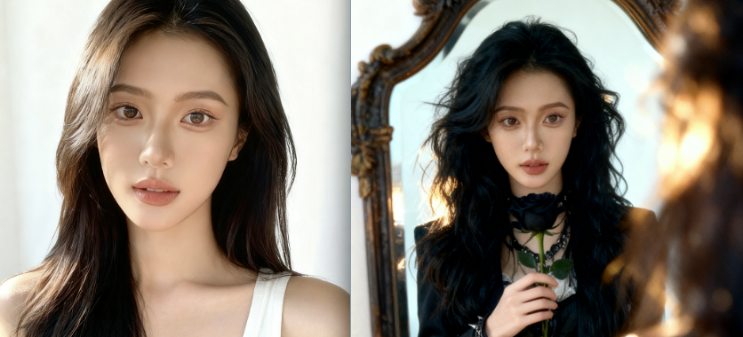 鞠婧祎哥特情绪写真