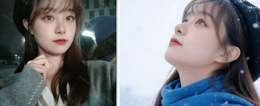 雪景情书电影海报设计