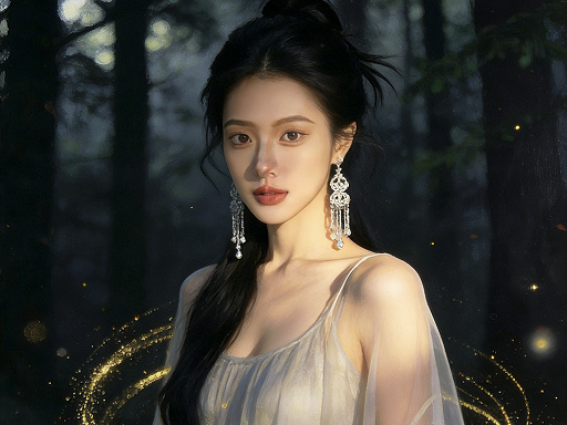 暗调仙气森林写真