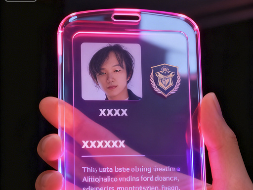 霓虹亚克力社交名片