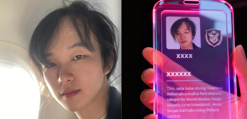 霓虹亚克力社交名片