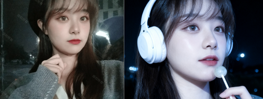 夜景氛围感写真