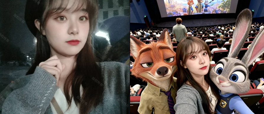 疯狂动物城合影