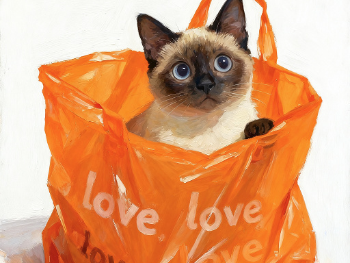 宠物在手提袋里