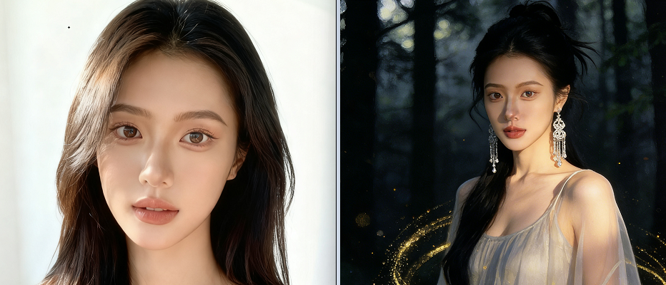 暗调仙气森林写真