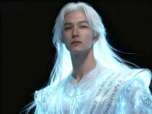 魔幻帅气角色光影图