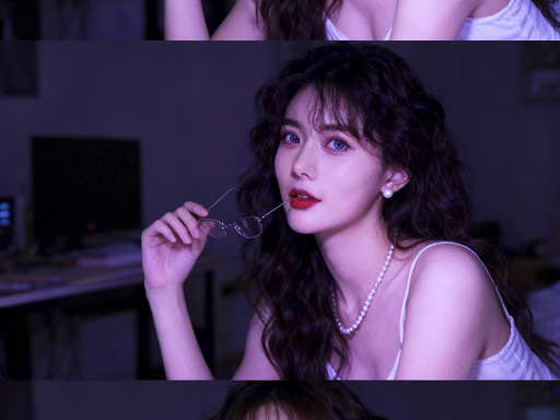 三宫格清冷系少女