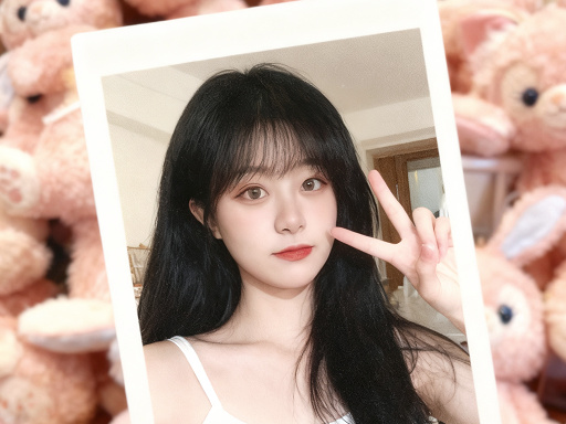 手持拍立得照片