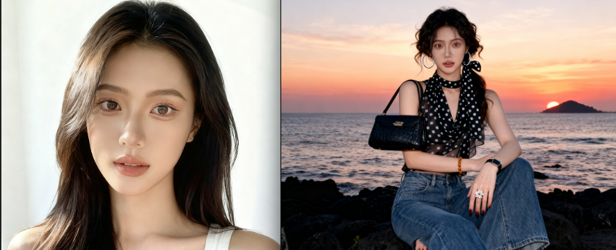 济州岛韩式自拍