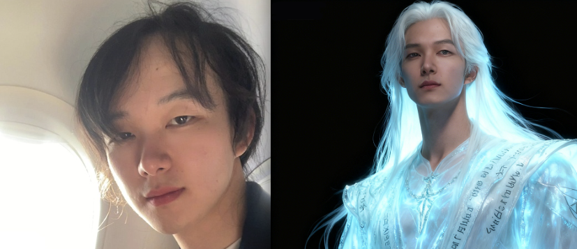 魔幻帅气角色光影图