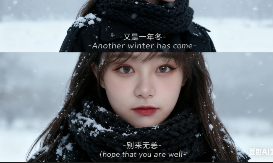 冬日电影感写真