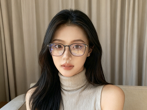 日常居家眼镜写真