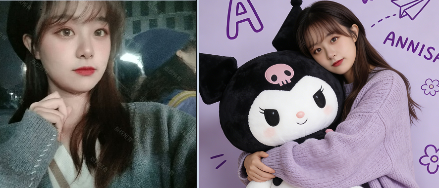 库洛米温馨肖像